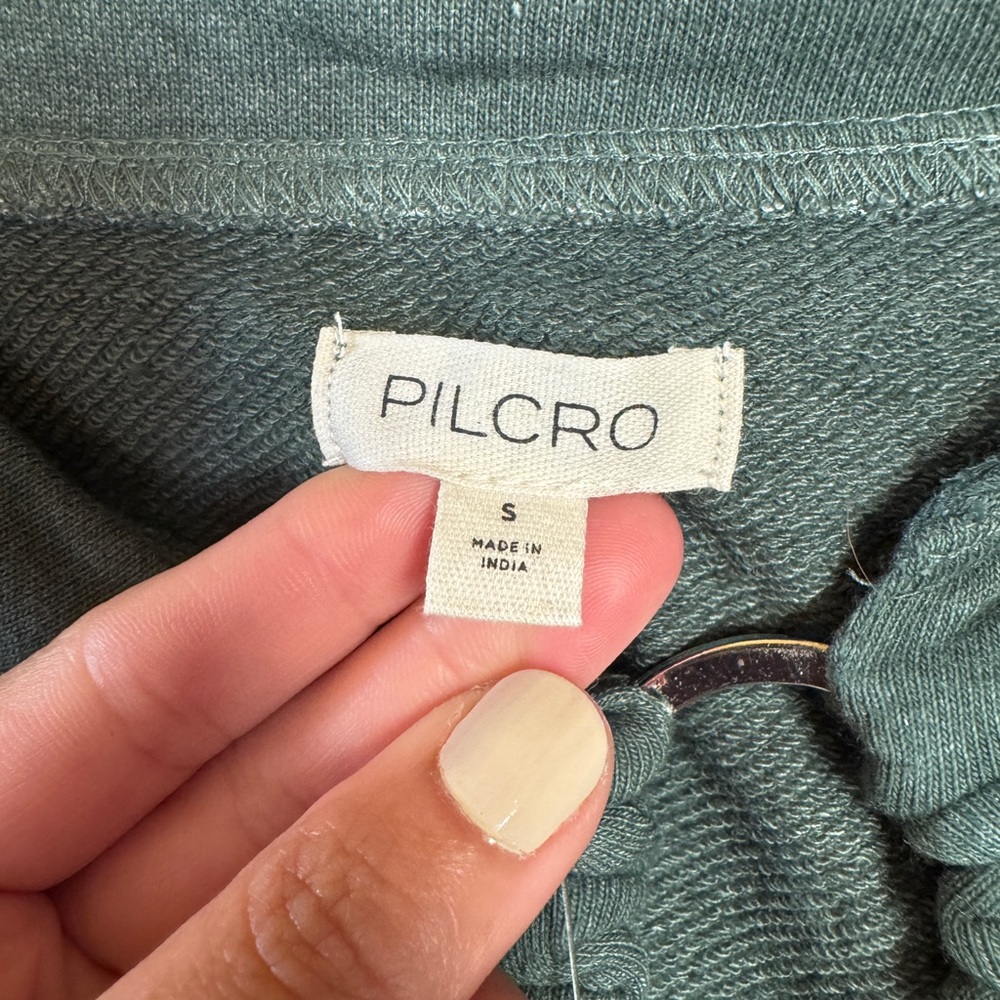 Pilcro Anthropologie Teal Off-Shoulder O-Ring Top - Picture 7 of 7